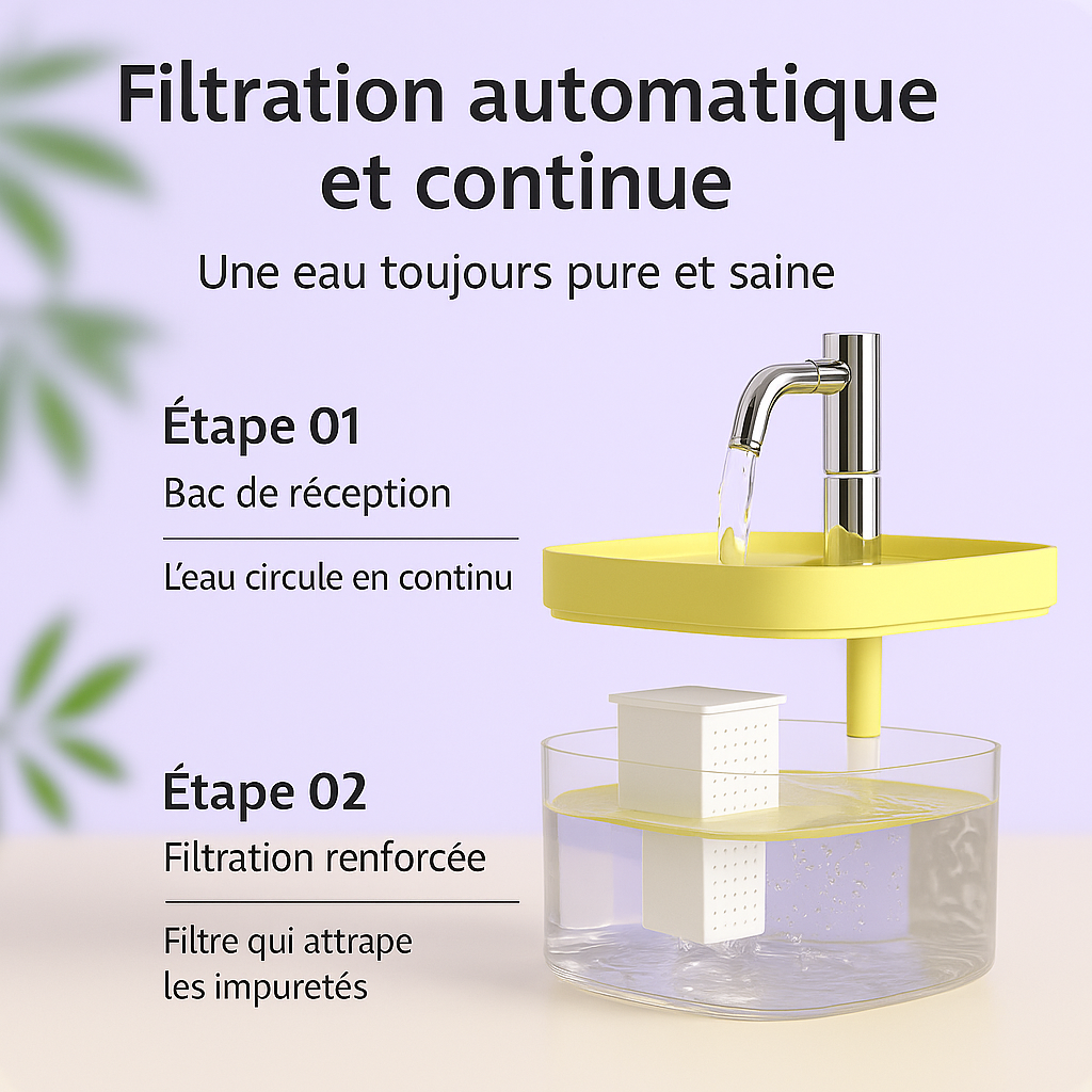 Fontaine à eau pour chat