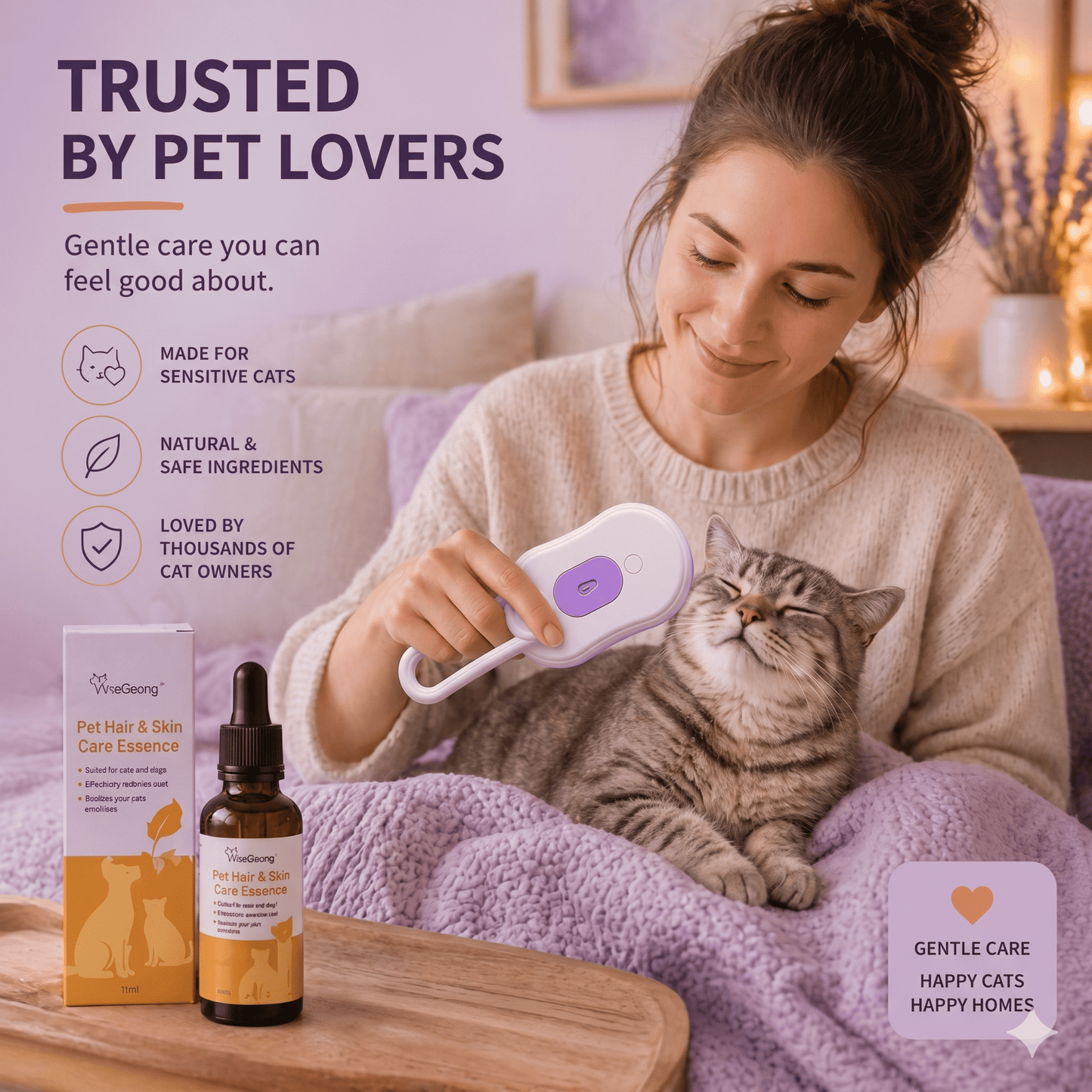 KittaClean™ Steam Cat Brush