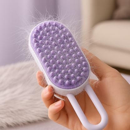Brosse à vapeur pour chat