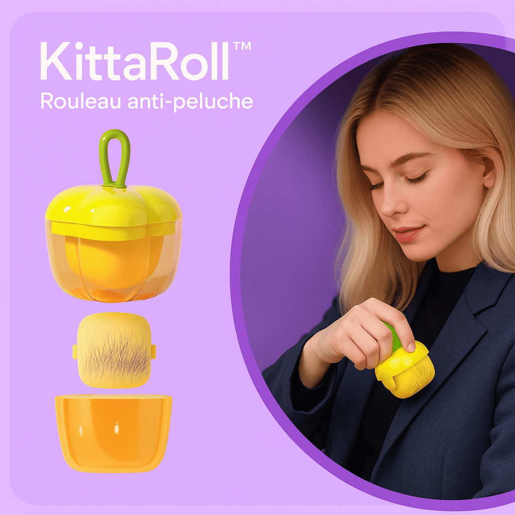 KittaRoll™ Le rouleau  lavable anti-peluches/Poils