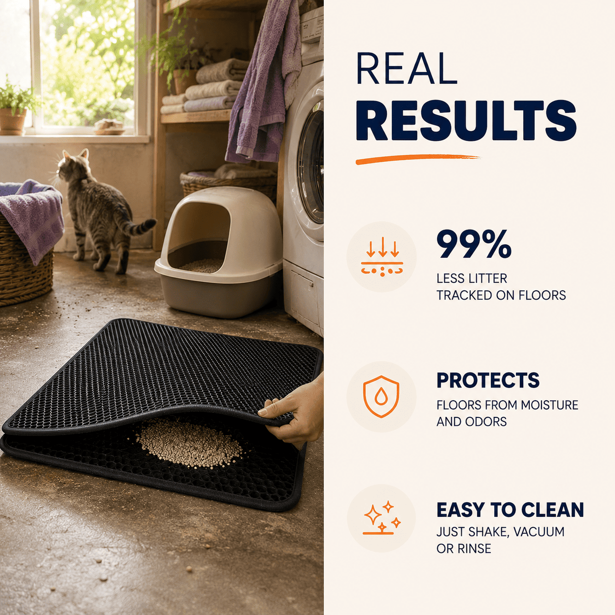 KittaTrap™ Cat Litter Trapping Mat